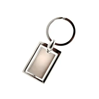 Chaveiro Metal Giratório Quadrado 30037 Personalizado