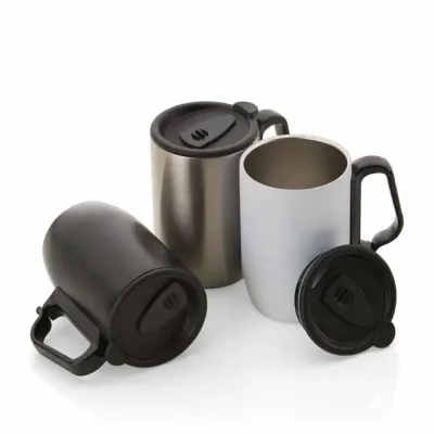 Caneca em aço inox parede dupla Personalizada