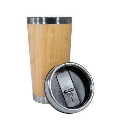 Copo de bambu 500ml com Inox Personalizado