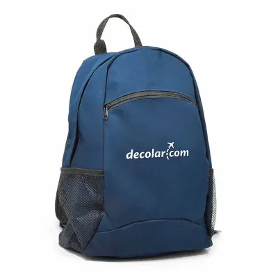 Mochila Bolsos Laterais em Tela Personalizada