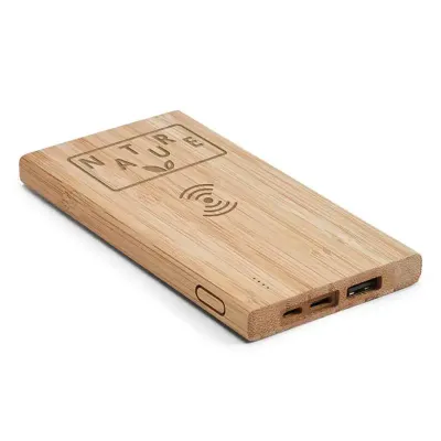 Power Bank Carregador Wireless com capacidade  5.000 mAh