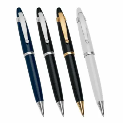 Caneta de Metal Giratória - cores