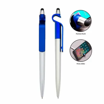 CANETA COM PONTEIRA TOUCH E PORTA SMARTPHONE 1