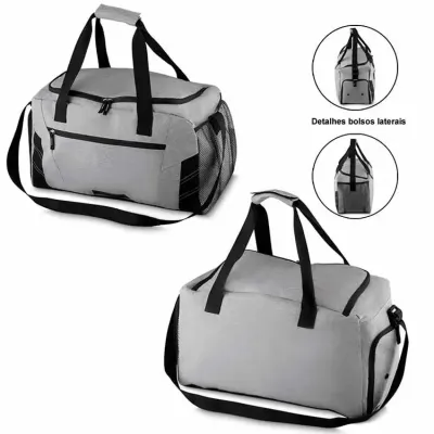 Mala Esportiva em Poliester com Bolso Frontal com Zíper 1