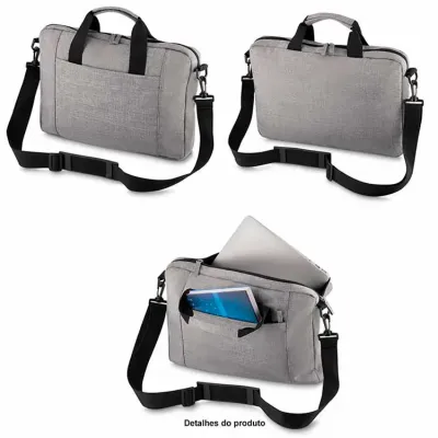 Pasta p/ Notebook  em Tecido Poliéster  1 Bolso Frontal 1