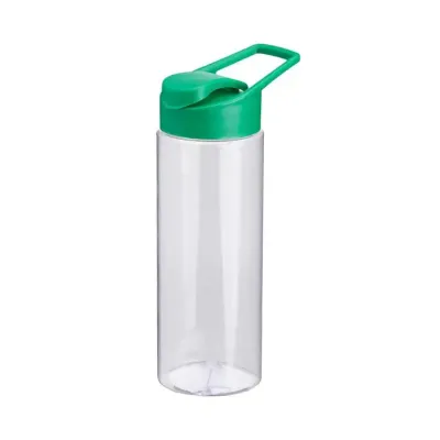 Squeeze Transparente Plástico 600ml - tampa verde