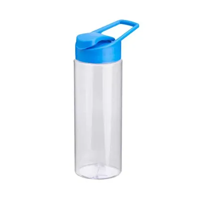 Squeeze Transparente Plástico 600ml - tampa azul