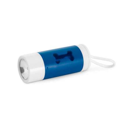 Canarinho Brindes - Kit Higiene personalizado Kit de higiene para cachorro. ABS. Com LED, mosquetão e 10 sacos plástico. Incluso 3 pilhas LR1130. Porta-saco: ø40 x 100 mm...