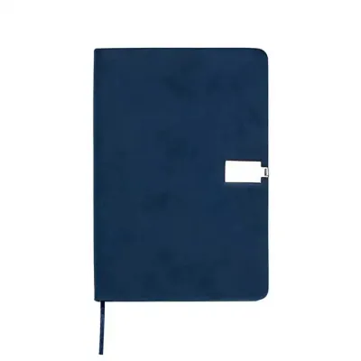 Bloco de anotações Personalizado emborrachado com fecho metálico imãtizado. Possui aproximadament...