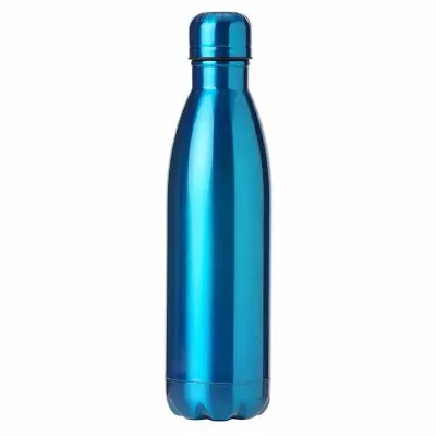 Garrafa de água azul personalizada 