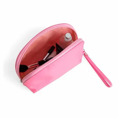Nécessaire de nylon Personalizada rosa