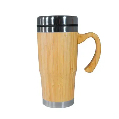 Caneca Personalizada em Bambu de 500ml