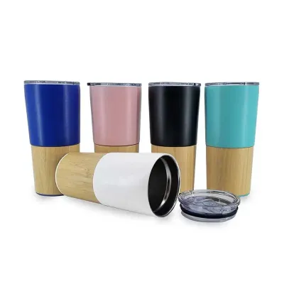 Copo Térmico Personalizado Bambu 600ml cores
