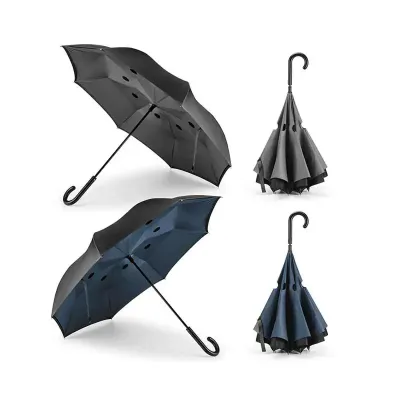 Guarda-chuva reversível personalizado opções