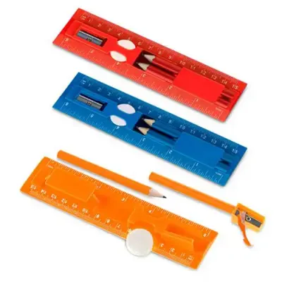 Kit escolar personalizado em várias cores