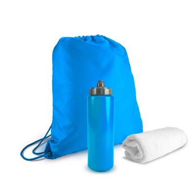 Kit Fitness Squeeze Personalizada azul