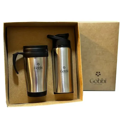 Kit com Caneca e Squeze