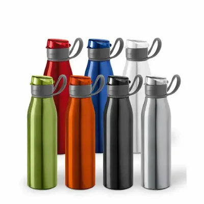 Squeeze em alumínio 650ml disponível em diversas cores