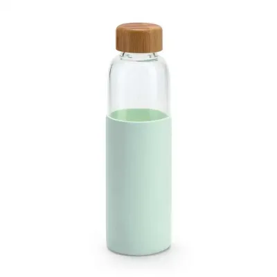 Garrafa de vidro para água personalizada
