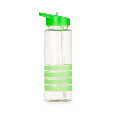 Squeeze plástico 700ml verde com bico de canudo