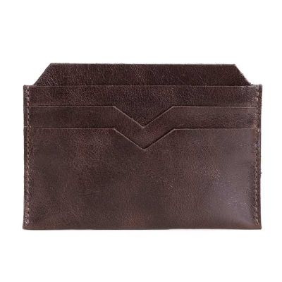 Porta-cartão em couro para ser acoplado à carteiras