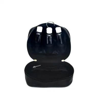 Necessaire com suporte interno para pendura-la