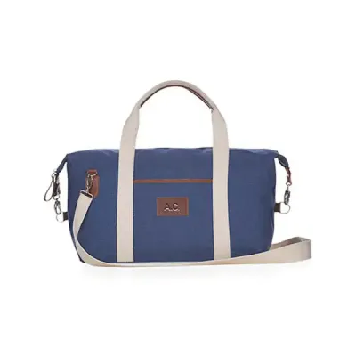 Bolsa de viagem com muito espaço interno alças de ombro e mão