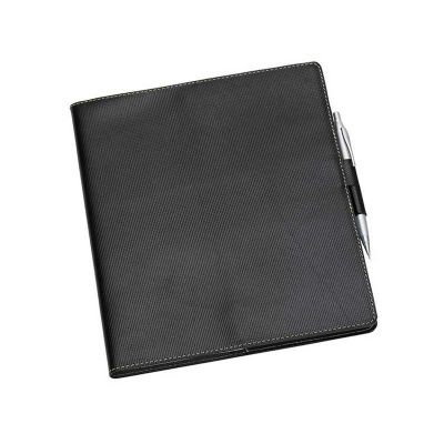Caderno corporativo com porta caneta personalizado