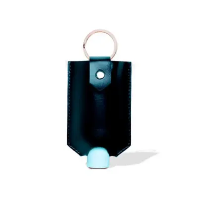 Porta álcool em gel de chaveiro