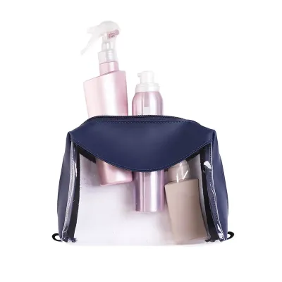 Necessaire em cristal transparente/sintético