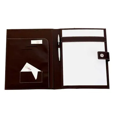 Pasta de convenção com porta cartões