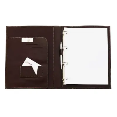 Pasta de convenção com porta folhas