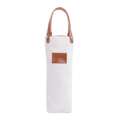 Porta garrafa com detalhe em sintético 