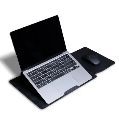 Sleeve multifuncional para notebook com fechamento passante