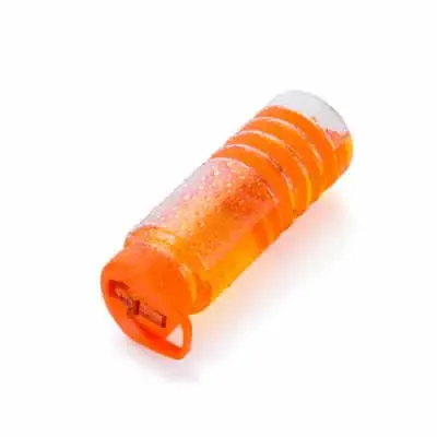 Garrafa plástica laranja de 700ml 