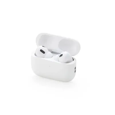 Fone de Ouvido Branco Bluetooth Touch com Case Carregador
