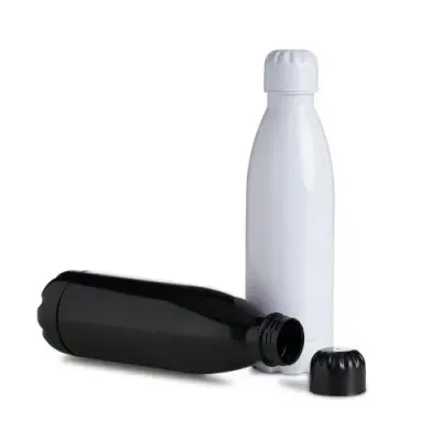Squeeze Plástico 750ml - preto e  branco