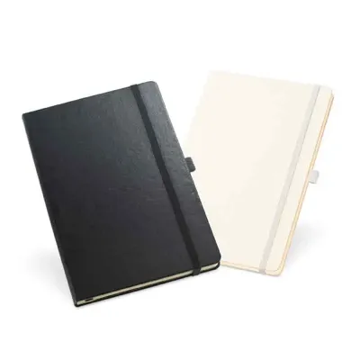 Caderno com porta caneta
