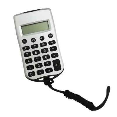 Calculadora plástica retangular de 8 dígitos