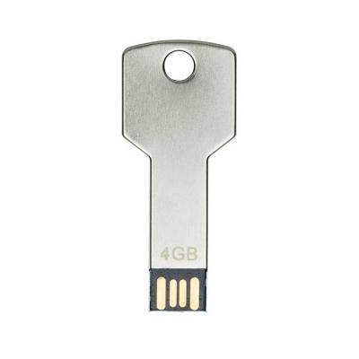 3RC Brindes - Pen drive alumínio formato chave