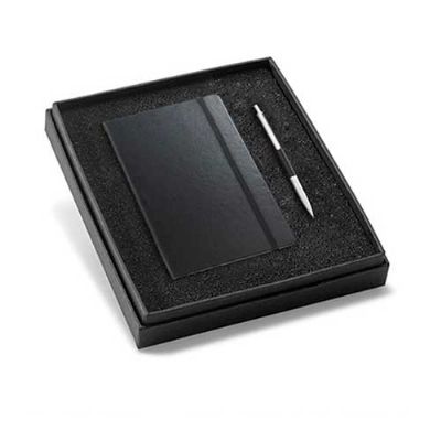 Kit bloco e caneta para brindes.