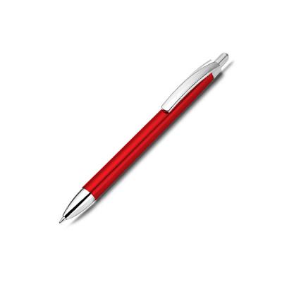 Caneta Plástica Metalizada