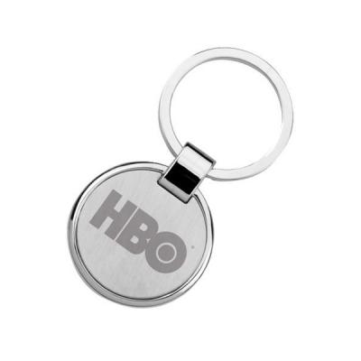 CHAVEIRO DE METAL REDONDO PERSONALIZADO