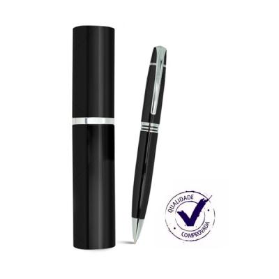 CANETA METAL PERSONALIZADA COM ESTOJO