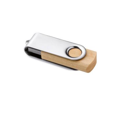 PEN DRIVE DE BAMBU 4 GB  PERSONALIZADO