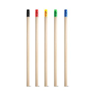 Lapis com Borracha em Madeira Natural Personalizado