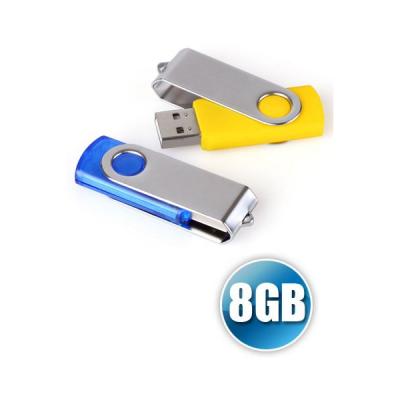 Pen Drive 8GB Giratório Personalizado