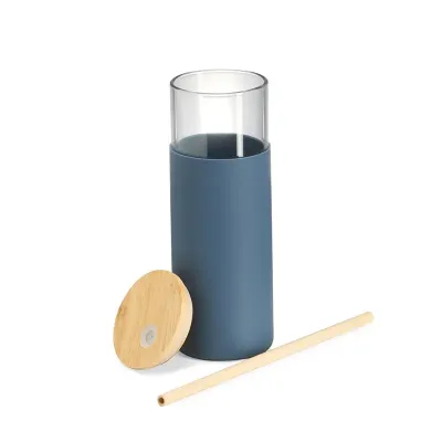 Copo de vidro borossilicato com capacidade de 500ml