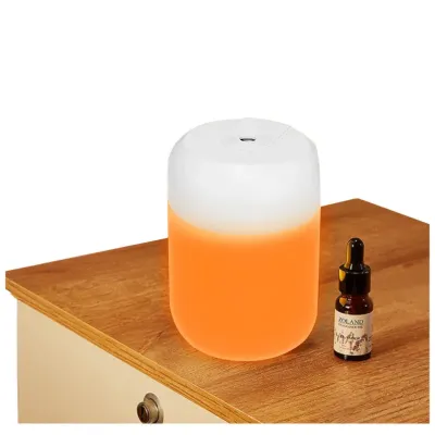 Umidificador de ar com LED, feito em plástico com reservatório de água