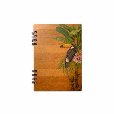 Caderno em madeira A6